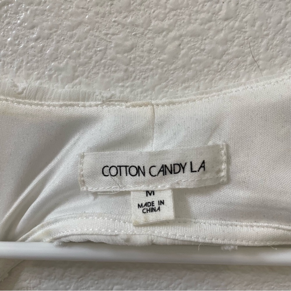 Cotton candy la romper white medium - Picture 3 of 4